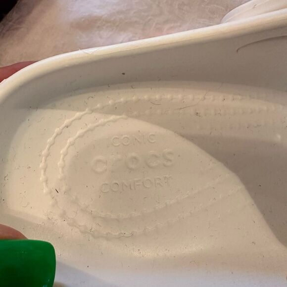 Crocs Mega Crush Sandal Size 9 White Pink Purple Platform - Picture 9 of 11